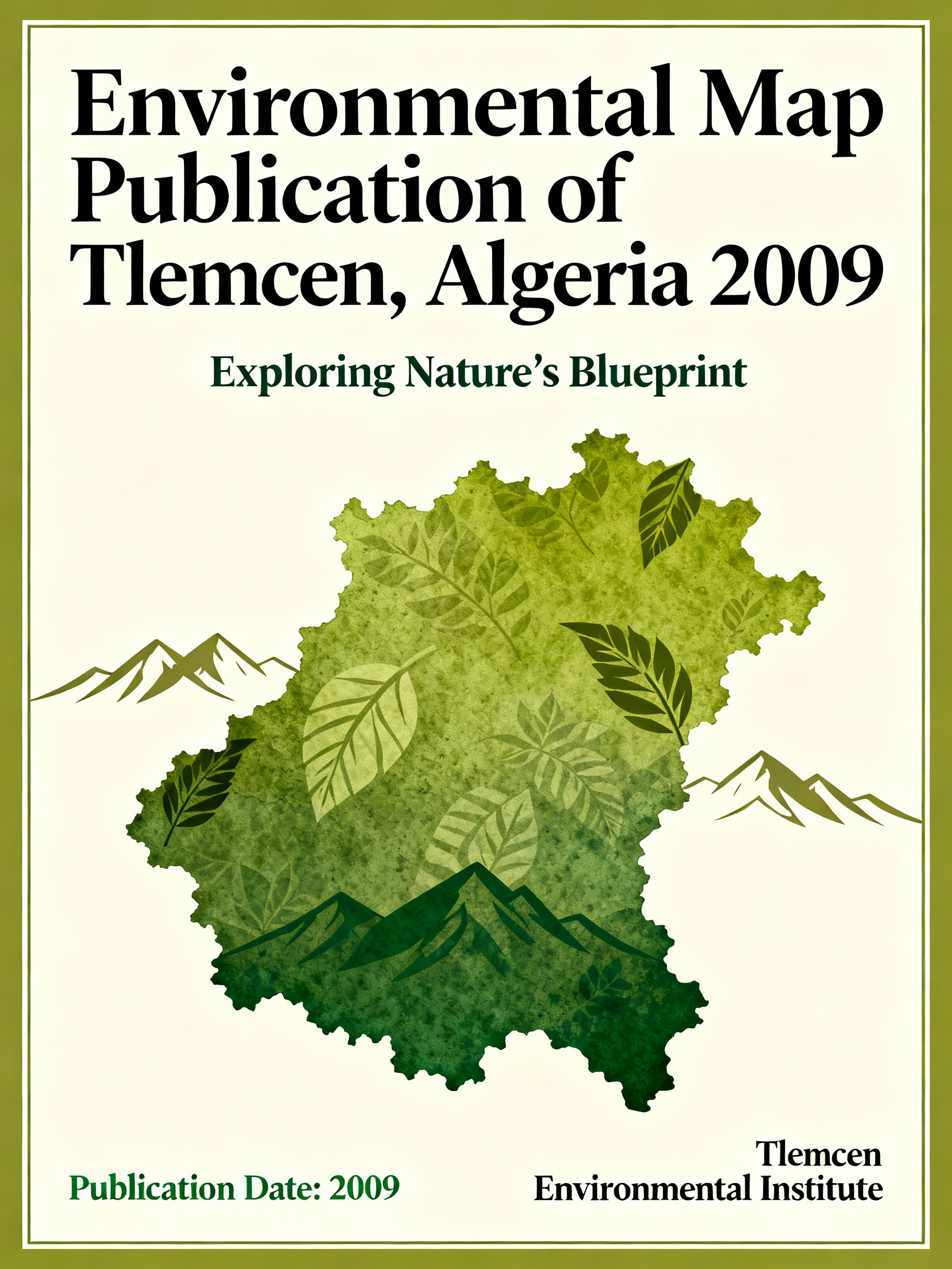 Carte environnementale de la Wilaya de Tlemcen (2009)